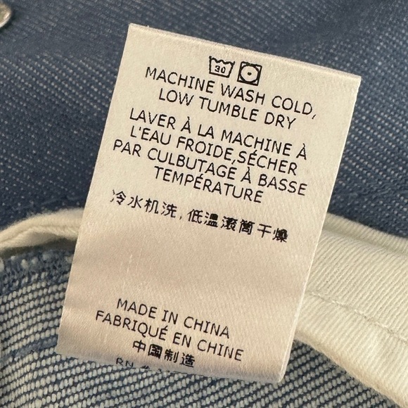 Thakoon Chambray Wrapped Side Button Skort/Shorts, Size 2 - Picture 8 of 8